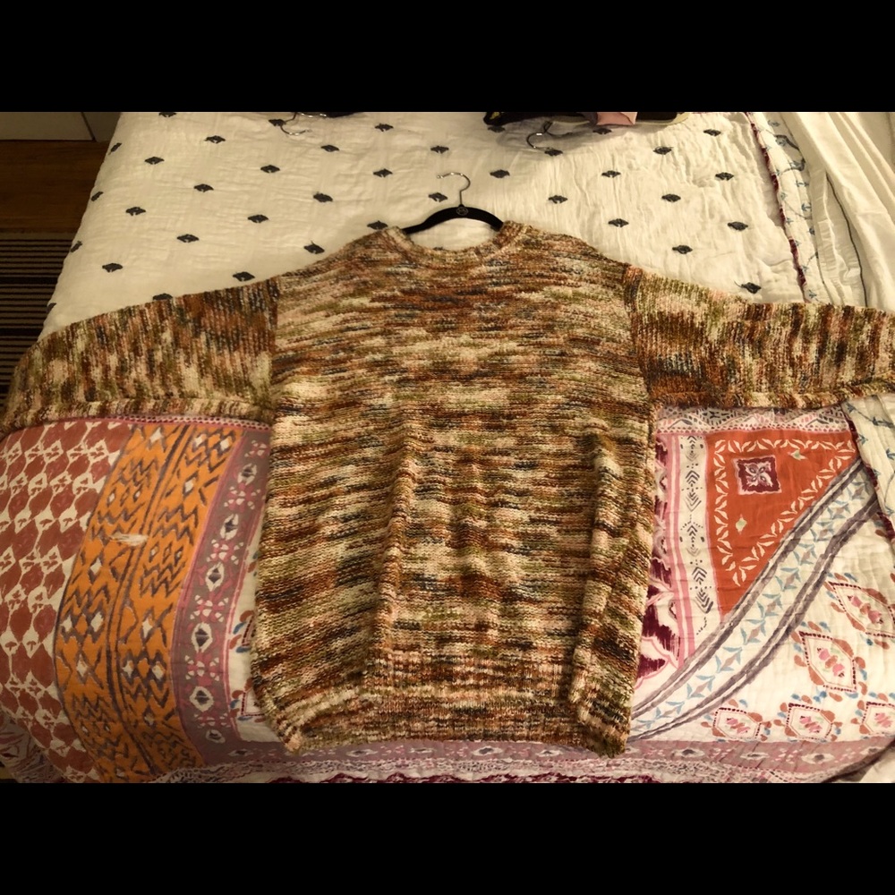 Multicolor knit sweater